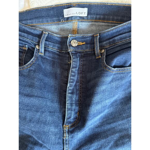 LOFT ANN TAYLOR denim jeans size 10/30 - Picture 2 of 5